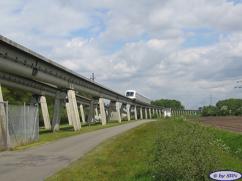 Teststrecke des Transrapids im Emsland - © by SRN